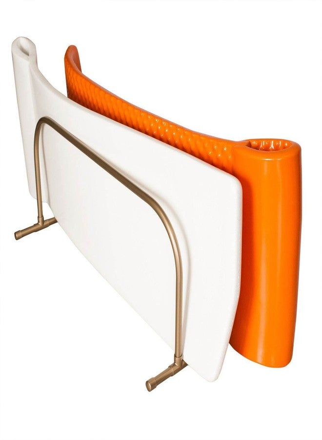 TRC Recreation Large Plastic Pool Float Storage Rack, Vinyl Coated PVC, 2 Slots for Drying and Storing Foam Loungers, Easy Assembly, Bronze - Image 2