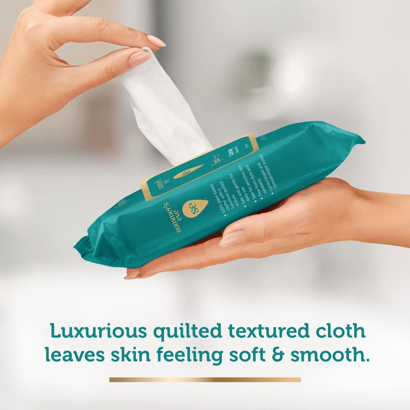 Summer's Eve Spa Calming Chamomile Feminine Wipes, 100% Plant Based*, pH balanced Plush Cloths, 24 Count - Image 2