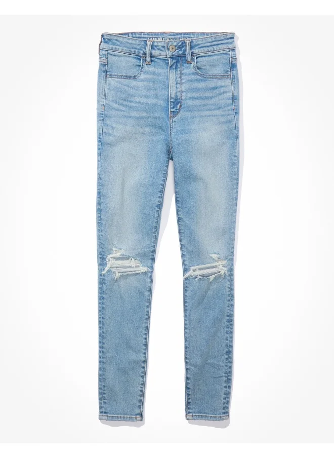 American Eagle High Waist Ripped Jeggings