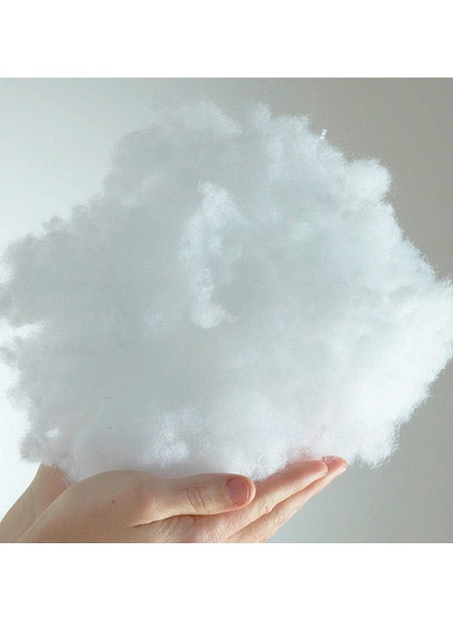 Eworld - White Polyester Filling Fluffy High Resilience Stuffing for Cushions, Pillows, Teddy Bear and Toy Hypoallergenic Lofty Hollow Filling for Sofas and Bedding, (500, 1000, 1500, 2000, 3000, 4000, 5000g) - Image 1