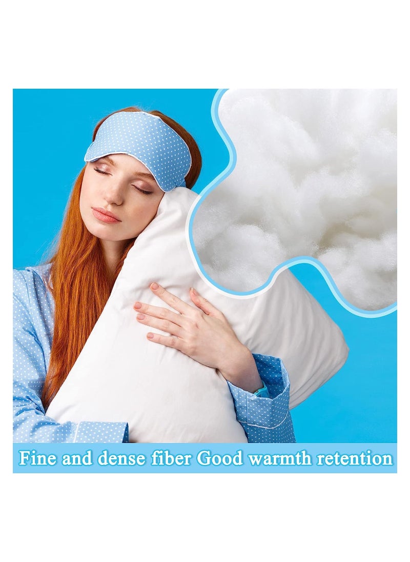 Eworld - White Polyester Filling Fluffy High Resilience Stuffing for Cushions, Pillows, Teddy Bear and Toy Hypoallergenic Lofty Hollow Filling for Sofas and Bedding, (500, 1000, 1500, 2000, 3000, 4000, 5000g) - Image 1
