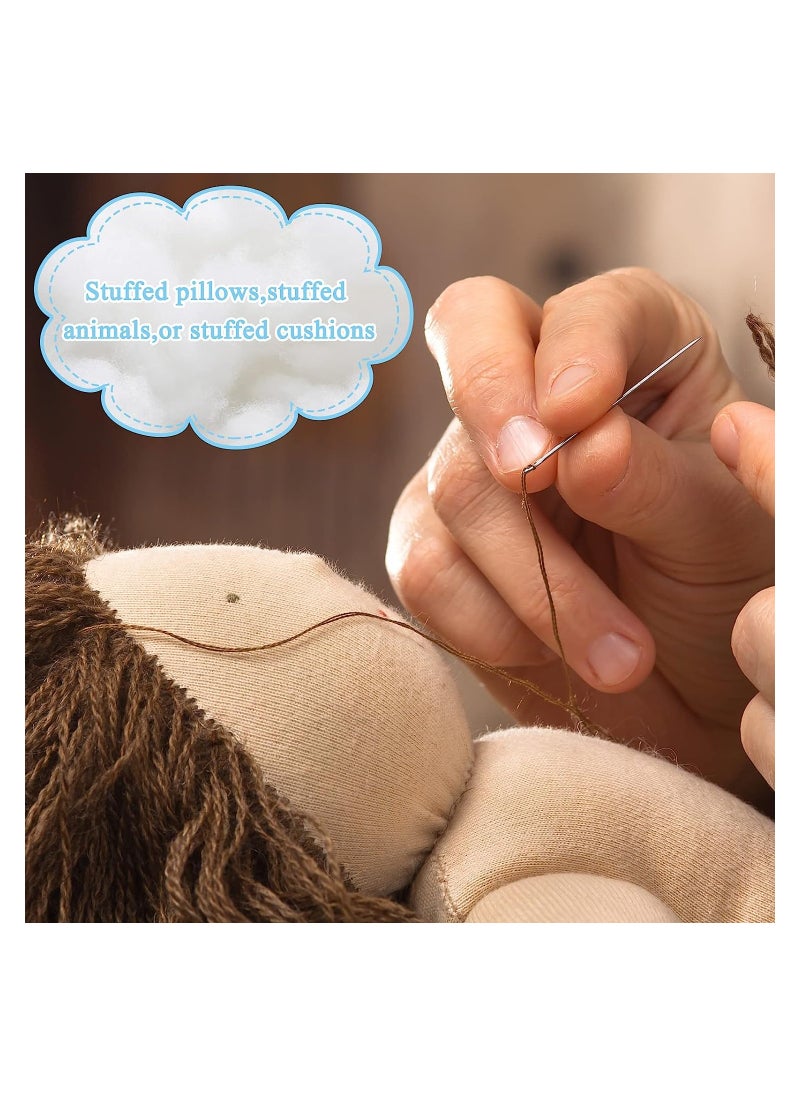 Eworld - White Polyester Filling Fluffy High Resilience Stuffing for Cushions, Pillows, Teddy Bear and Toy Hypoallergenic Lofty Hollow Filling for Sofas and Bedding, (500, 1000, 1500, 2000, 3000, 4000, 5000g) - Image 1