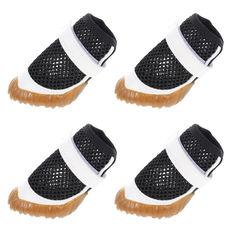 8 Pcs Dog Boots Breathable Dog Boots Mesh Dog Shoes Dog - Image 4