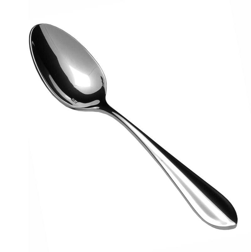 Fortessa Fortessa Forge 1810 Stainless Steel Flatware TeaCoffee Spoon Set of 12 Silver 