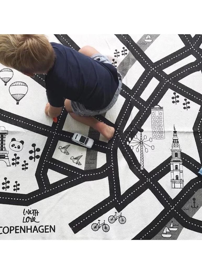 DUNISO Baby Adventure Play Pad Crawling Mat Tummy Time Infant Play Mat Baby Blanket Mat Rug for Kids Children Toddlers Bedroom 142*90cm - Image 5