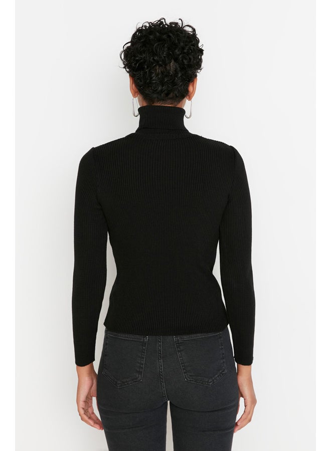 trendyol Sweater - Black - Slim fit  - Image 5