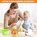 MOONTOY Chicken Toddler Easter Eggs Toys Nesting Dolls Stacking Toys for Toddlers 13 Matching Shape Sorters Sensory Preschool Learning Baby Easter Basket Stuffers Gifts 612 1218 Months 1 Year Old - Image 3