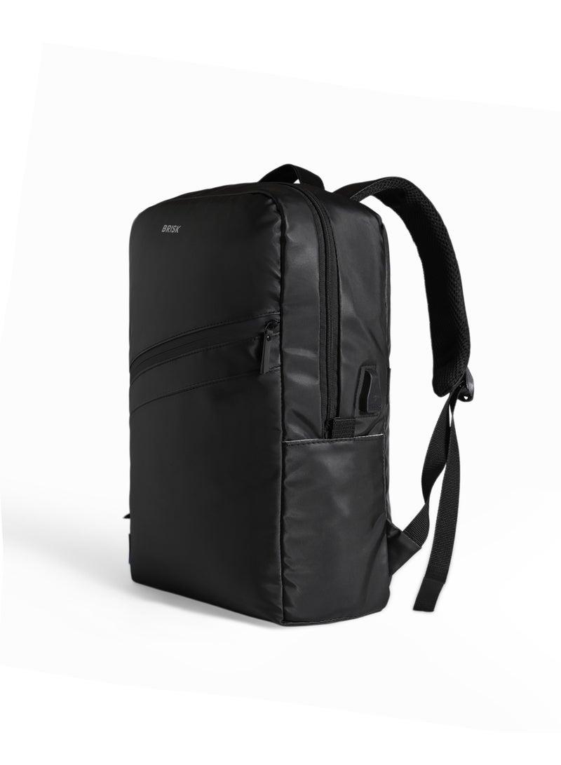 BRISK Waterproof Laptop Backpack for Men and Women, Business & Travel Bag with Smart Storage Fits up to 18-Inch Laptop - Image 2