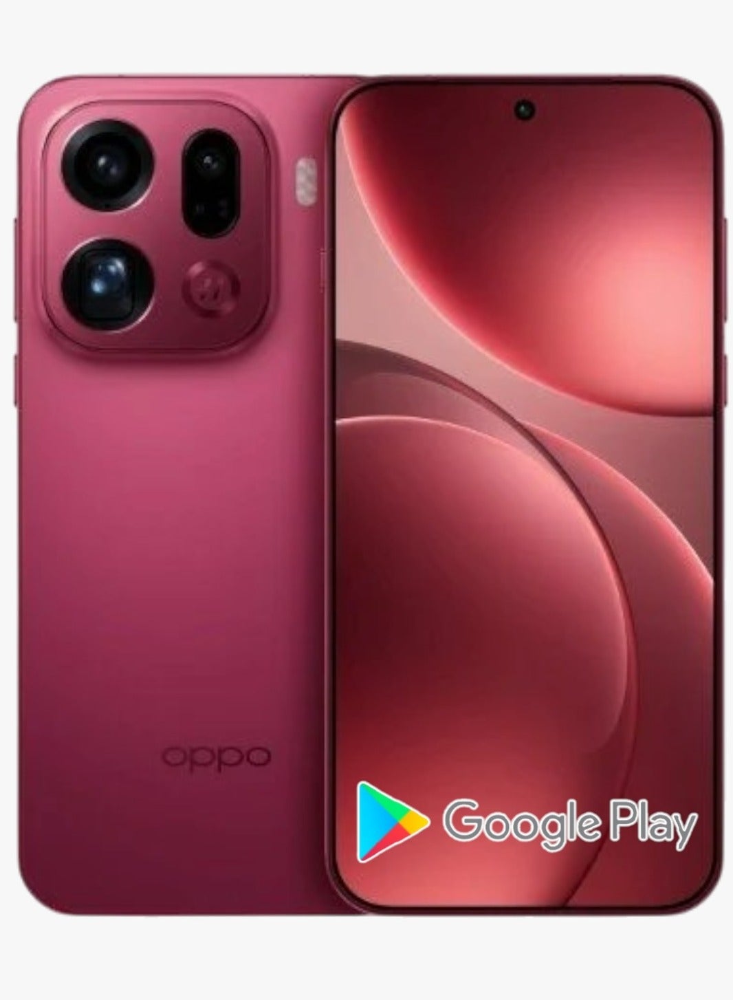 Find X9 Pro 5G Smart Phone (512GB 16GB RAM) Velvet Red |Chinese Spec | 6.78” LTPO AMOLED, 1B colors, 120Hz Screen MTK 9500 Dimensity 75000 mAh Battery 80W wired charging , NFC | 50MP selfie camera .5K FHD+ flat screen with LTPO technology for smooth visuals | with Google Play Support