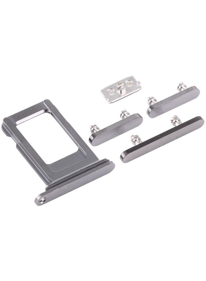 إيروريكس صينية بطاقة SIM + مفاتيح جانبية لهاتف iPhone 12 Pro (جرافيت) - Image 4