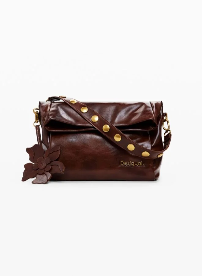 Medium shiny floral bag