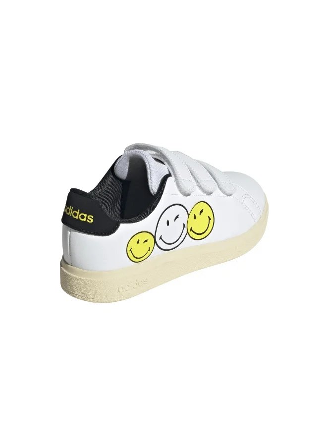 Adidas Adidas Advantage Smiley Cf C U White Sportswear Shoes For Kids