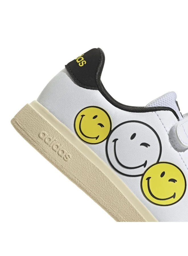 Adidas Adidas Advantage Smiley Cf C U White Sportswear Shoes For Kids