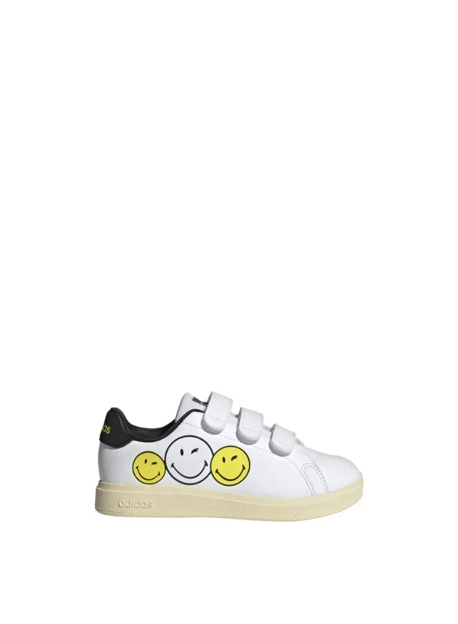 Adidas Adidas Advantage Smiley Cf C U White Sportswear Shoes For Kids