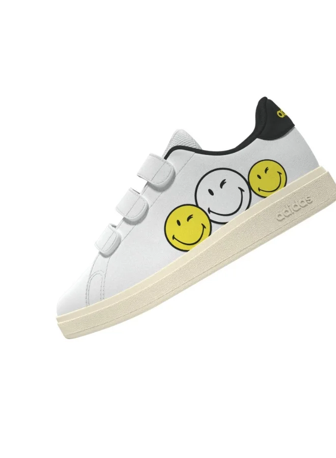 Adidas Adidas Advantage Smiley Cf C U White Sportswear Shoes For Kids