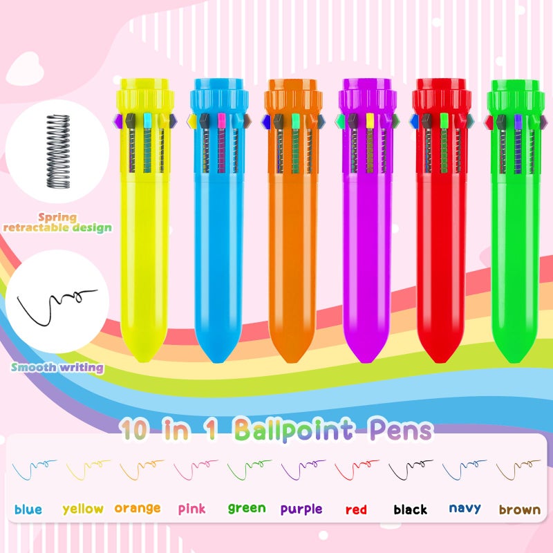 PaLeyFer 30 Pack Valentines Day Cards w/ Multi-color Pens (10-in-1) for Kids Students Classroom Office, Valentines's Day Gifts for Exchange Prize, Valentine's Party Favors for Boys Girls - Image 4