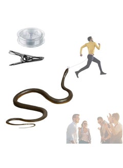Snake Prank with String Clip, Golf Snake Prank, Clip On Snake Prank, Rubber Snake, Snake Prank with String, Prank Snake Toy, Realistic Rubber Snake Prank Toy, Snake Toy Gag Gift