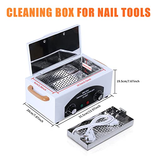 AOBOO High Temperature Sterilizer Machine for Nail Tool Spa Pedicure tools Dry Heat Sterilizer Cabinet Salon Hairdressing Tool Equipment Sterilizer Tweezers - Image 2
