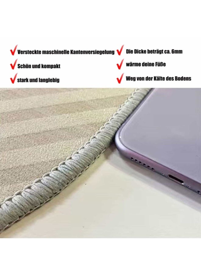 أديلي بساط لعب للأطفال وسجادة غرفة نوم بتصميم المدينة والطرق 120×160 سم، بساط سيارات تعليمي يحتوي على طرق ومواقف سيارات ومبانٍ ومدارس، سجادة ناعمة غير قابلة للانزلاق لغرفة اللعب والحضانة - Image 3