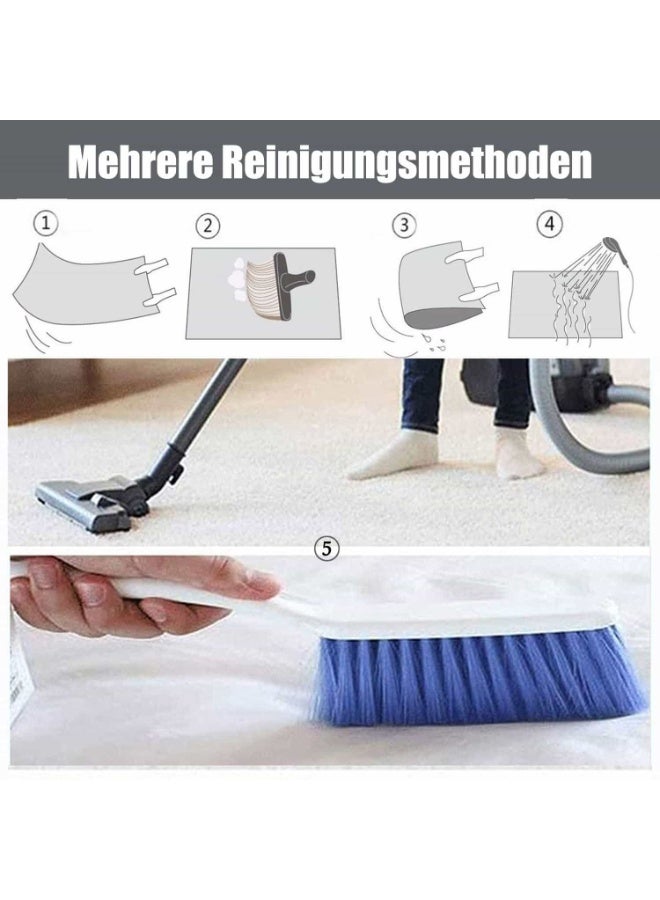 أديلي بساط لعب للأطفال وسجادة غرفة نوم بتصميم المدينة والطرق 120×160 سم، بساط سيارات تعليمي يحتوي على طرق ومواقف سيارات ومبانٍ ومدارس، سجادة ناعمة غير قابلة للانزلاق لغرفة اللعب والحضانة - Image 5