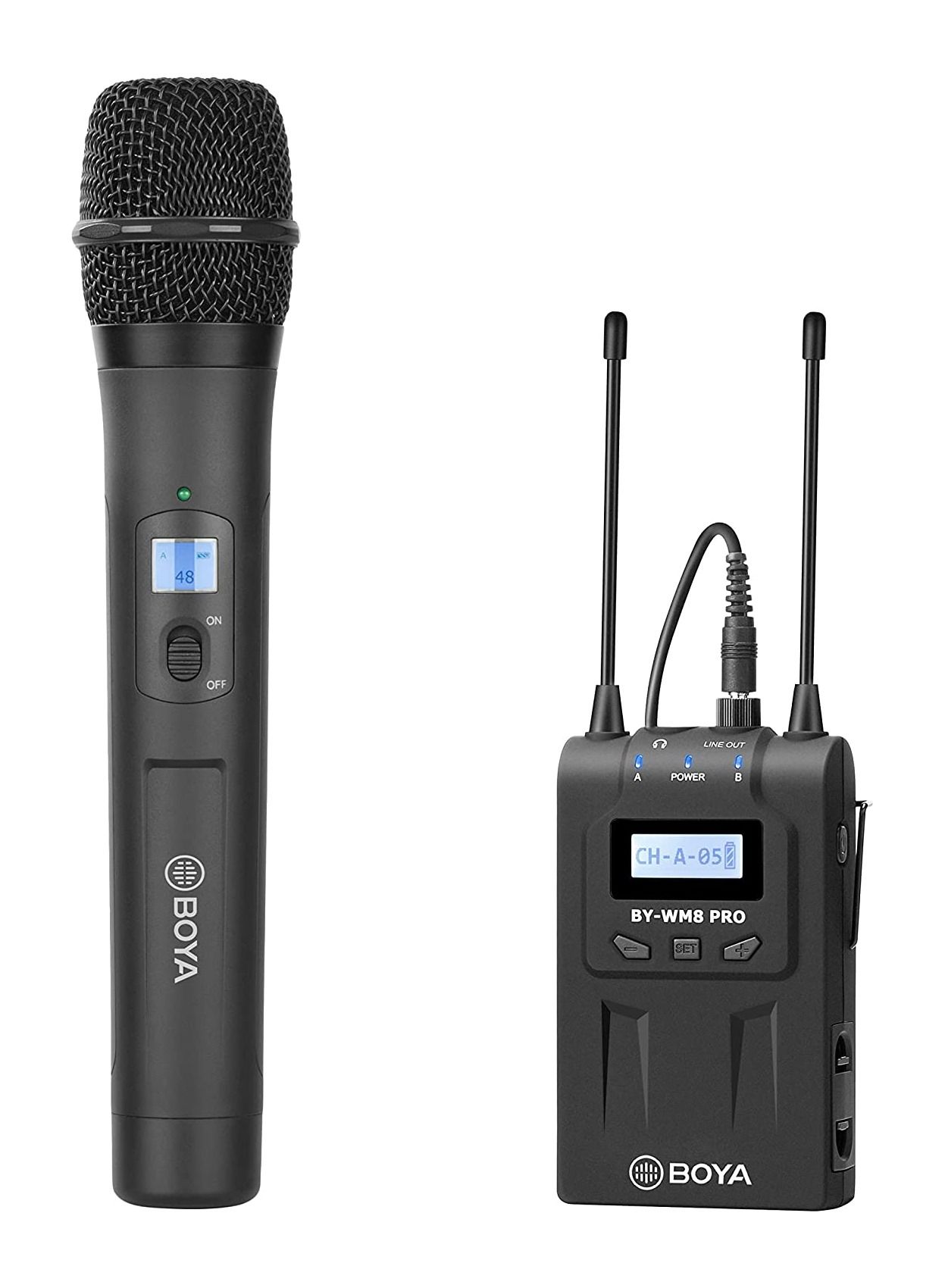 Bywm8 pro-k3 Uhf dual-channel Wireless Microphone System
