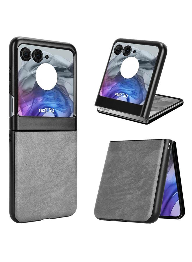 erorex Case For Motorola Razr 50 Litchi Texture Back Cover Phone Case - Image 1