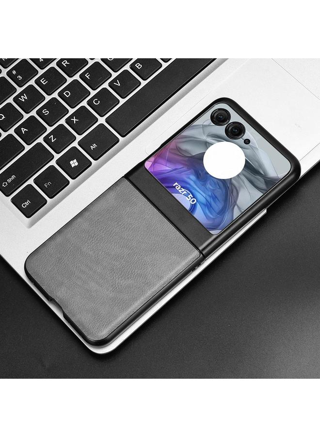 erorex Case For Motorola Razr 50 Litchi Texture Back Cover Phone Case - Image 2