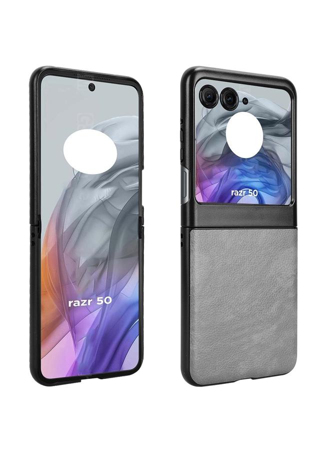 erorex Case For Motorola Razr 50 Litchi Texture Back Cover Phone Case - Image 4