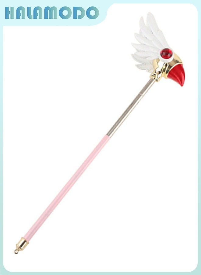 HALAMODO Cardcaptor Sakura's Magic Wand: The Bird Head Staff, Star Staff, Telescopic Walking Stick - A Retractable Magic Wand, an Anime COS Prop and a Toy for Girls and Children - Image 2
