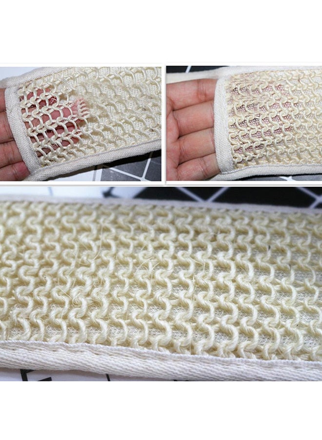 إسكدنيا Soft Exfoliating Body Back Brush Strap Beige 10centimeter - Image 3