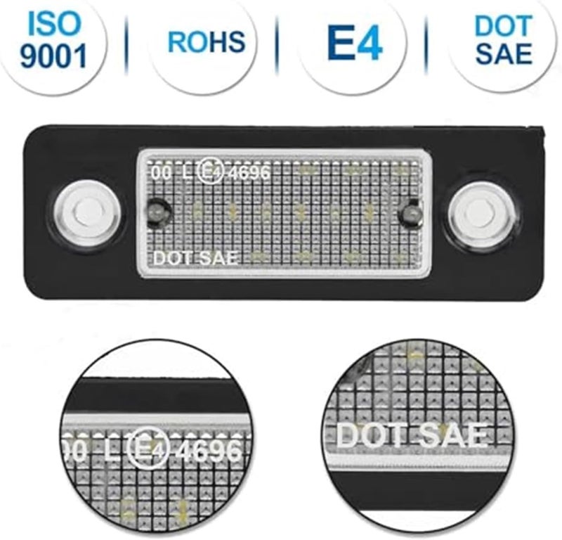 Wivplex Xenon White License Plate Light for Volvo C30 - Image 2