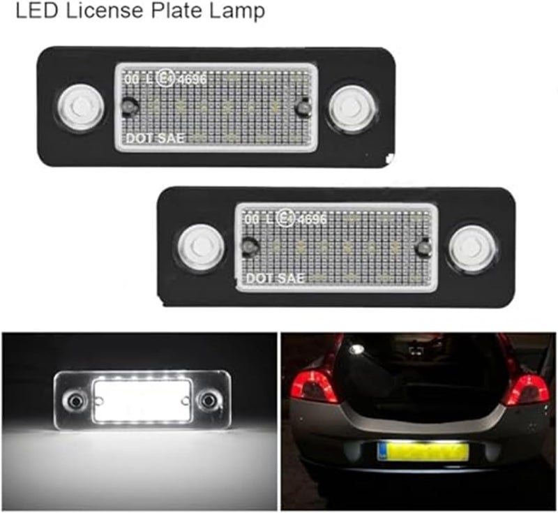 Wivplex Xenon White License Plate Light for Volvo C30 - Image 5