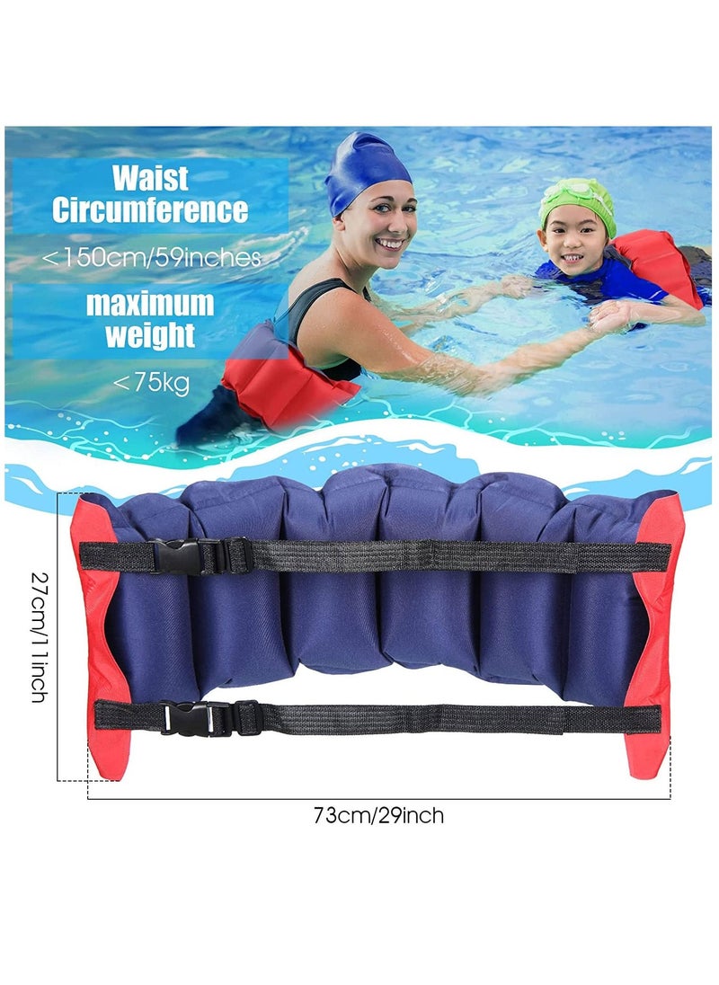 Excefore - Inflatable Swim Belt Adjustable Flotation Swimming Assistance Waist Floatation for Adults Float Belts Water Pool Training Device - Image 1