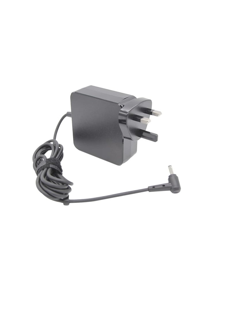 Terabyte 65W Charger UK Plug Square Adapter For 19V 3.42A 4.0x1.35mm for Zenbook UX305 UX21A UX32A X201E X202E T300LA ADP-65DW U310U 7200U PRO453 UJ6500 FL5900UB UX32VD U303L U38N U38DT UX42VS - Image 1