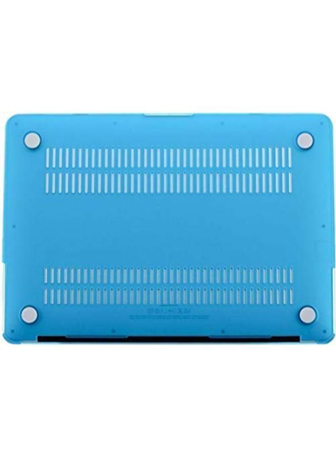 NIBEMINENT Rubberized Matte Hard Case Cover Skin Set For Apple MacBook Pro Retina Sky Blue  - Image 3