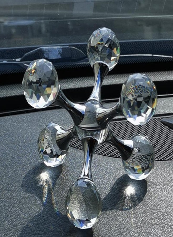 BAHUJIDA Luxurious Prism Molecular Ball Living Room Desktop Decoration Crystal Molecules, for Birthday Friends Gatherings, Christmas，Home or Office Counter Decoration Accessories - Image 1