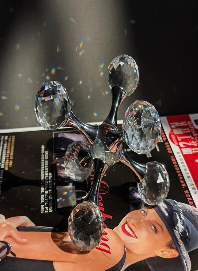 BAHUJIDA Luxurious Prism Molecular Ball Living Room Desktop Decoration Crystal Molecules, for Birthday Friends Gatherings, Christmas，Home or Office Counter Decoration Accessories - Image 5