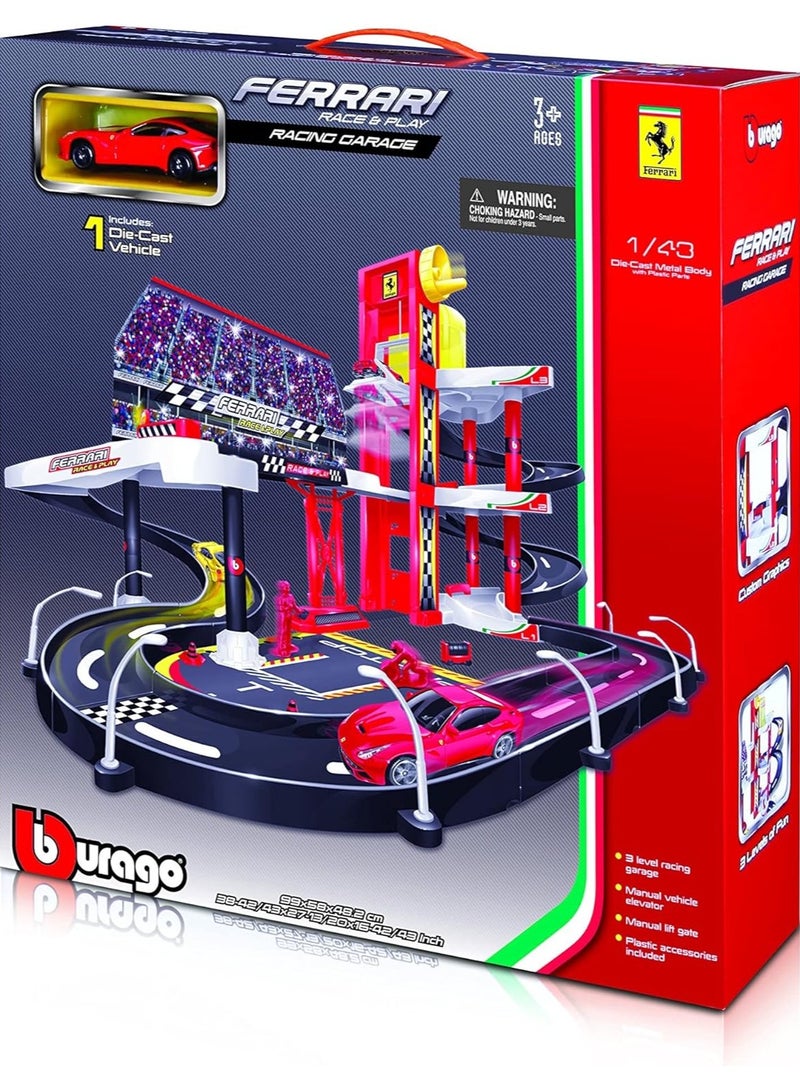 Bburago Ferrari Racing garage playset - Image 1