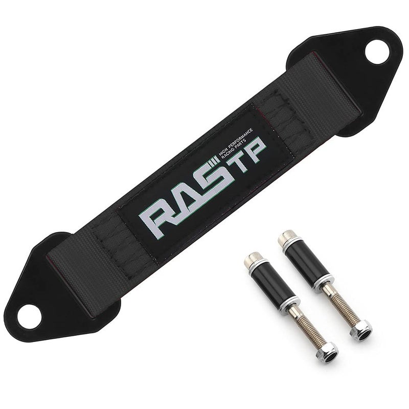 RASTP Limit Strap Premium Quad Wrap Limit Strap Car Hauler Axle Straps Truck Wrecker Wheel Tie Down Strap with 10000 Lb Webbing Strength 10 InchBlack