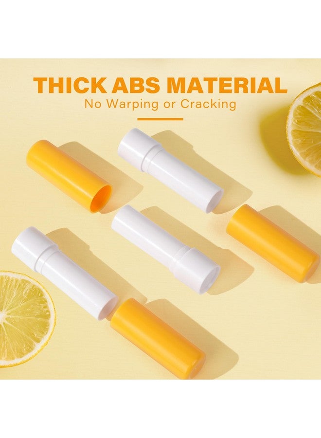 LotFancy Lip Balm Tubes Empty 28Pcs 4.5Ml Lip Balm Container Tubes With Yellow Caps Bpa Free & Leak Free Refillable - Image 4