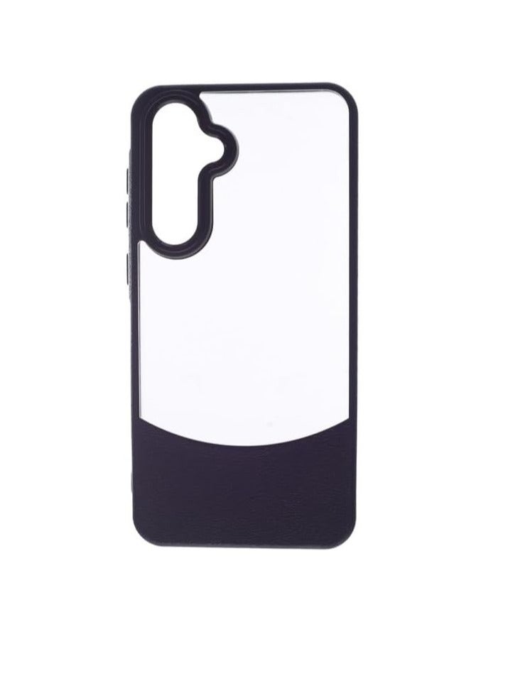 Shockproof Silicone Back Cover for Samsung Galaxy A36 5G, Samsung Galaxy A55 - Black - Image 1