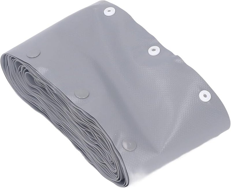 Flame Retardant PVC Cable Sleeve 100mm Width 80mm Snap Button Spacing 5M Length Cord Protector - Image 3