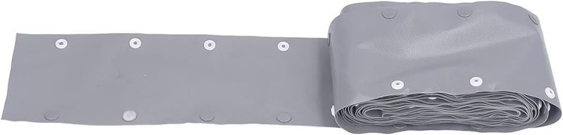 Flame Retardant PVC Cable Sleeve 100mm Width 80mm Snap Button Spacing 5M Length Cord Protector - Image 4