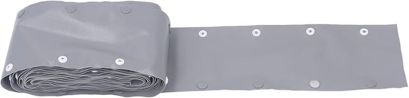 Flame Retardant PVC Cable Sleeve 100mm Width 80mm Snap Button Spacing 5M Length Cord Protector - Image 1