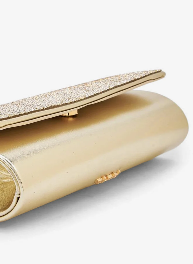 Paprika GOLD Embellished Clutch With Chain Strap for Women | Best Price UAE