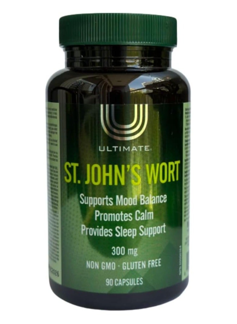 Ultimate St John's Wort Supports Mood Balance 300 Mg 90 Capsules - Image 2