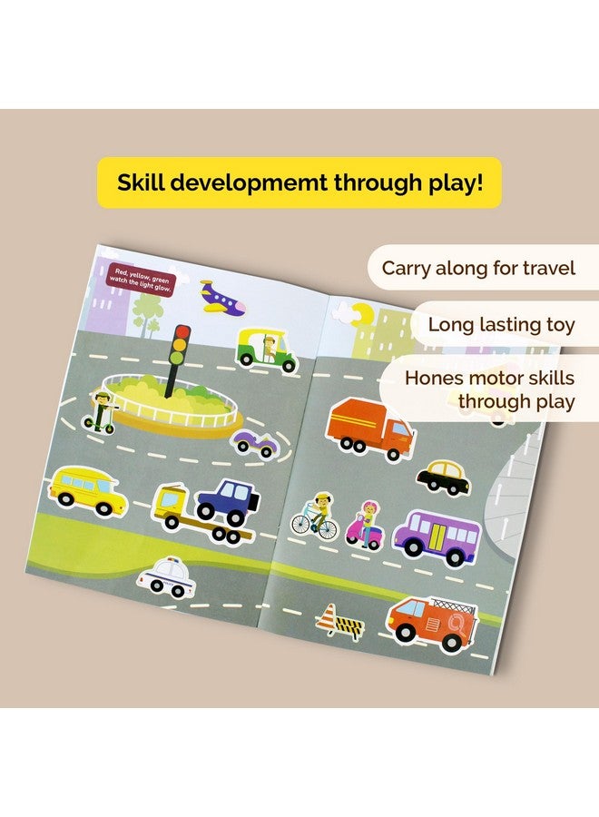 Shumee My First Sticker Book- Vehicle Themed (3+ Years) | 160+ Stickers | Long Lasting & Reusable Stickers! | Non Toxic & Safe | Fun Diy Activity To Engage Kids - Image 5
