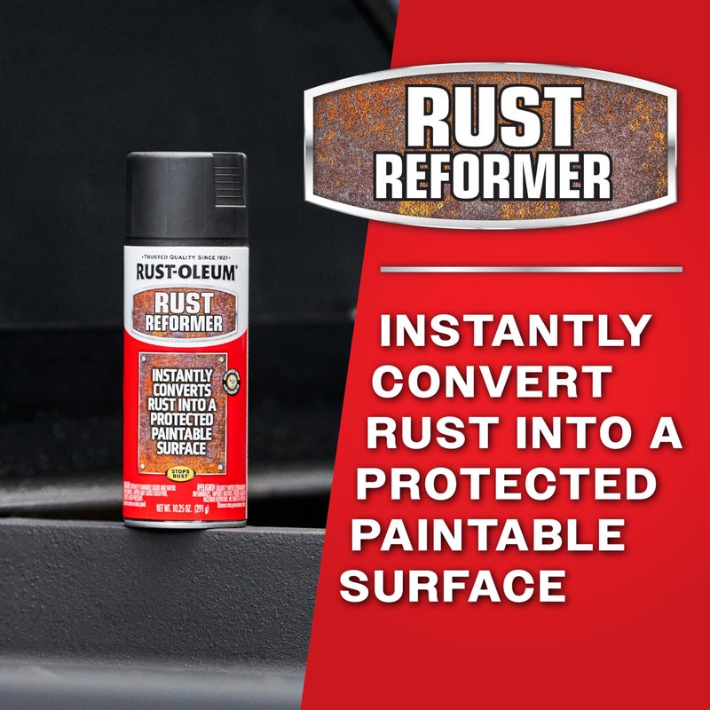 Rust-Oleum 248658 Stops Rust Reformer Spray Paint, 10.25 oz, Matte Black - Image 4