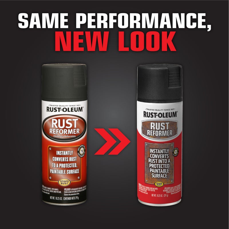 Rust-Oleum 248658 Stops Rust Reformer Spray Paint, 10.25 oz, Matte Black - Image 3