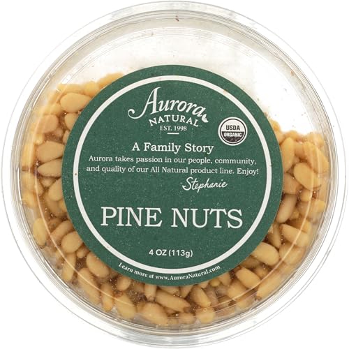 Aurora Natural Products Organic Pine Nuts 4 Ounce - Image 1